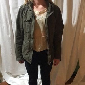 GAP Olive utility jacket